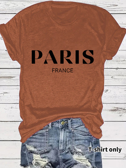 T-shirt Paris letters