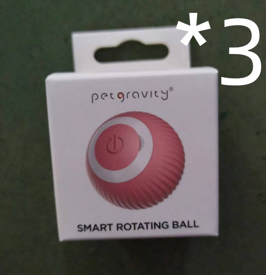 Pelota rodante inteligente de gravedad para gatos, juguete de burla, pelota giratoria automática para mascotas