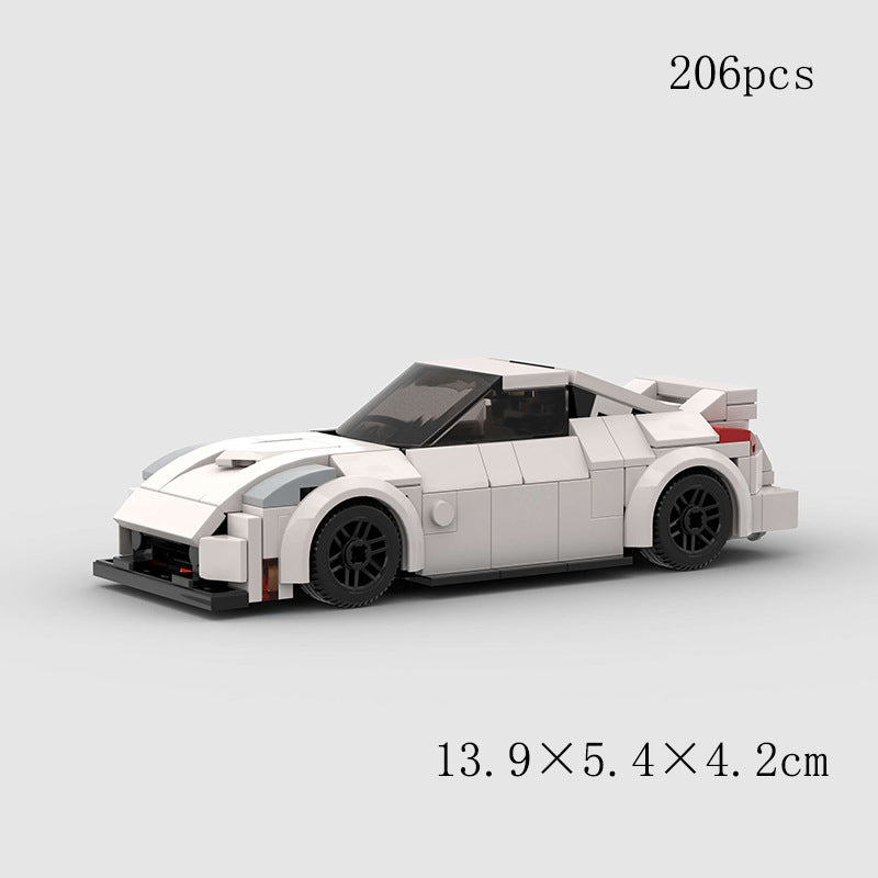 Jouets pour enfants Modèle de voiture Voiture de sport et petites briques de construction MOC Jouets éducatifs