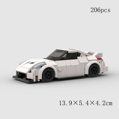 Jouets pour enfants Modèle de voiture Voiture de sport et petites briques de construction MOC Jouets éducatifs