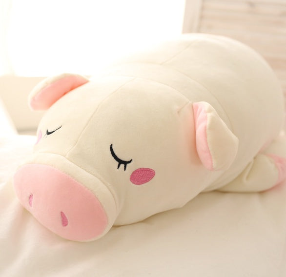 Peluche cochon douce, poupée cochon, oreiller dessin animé, poupée en coton doux, cadeau d'anniversaire
