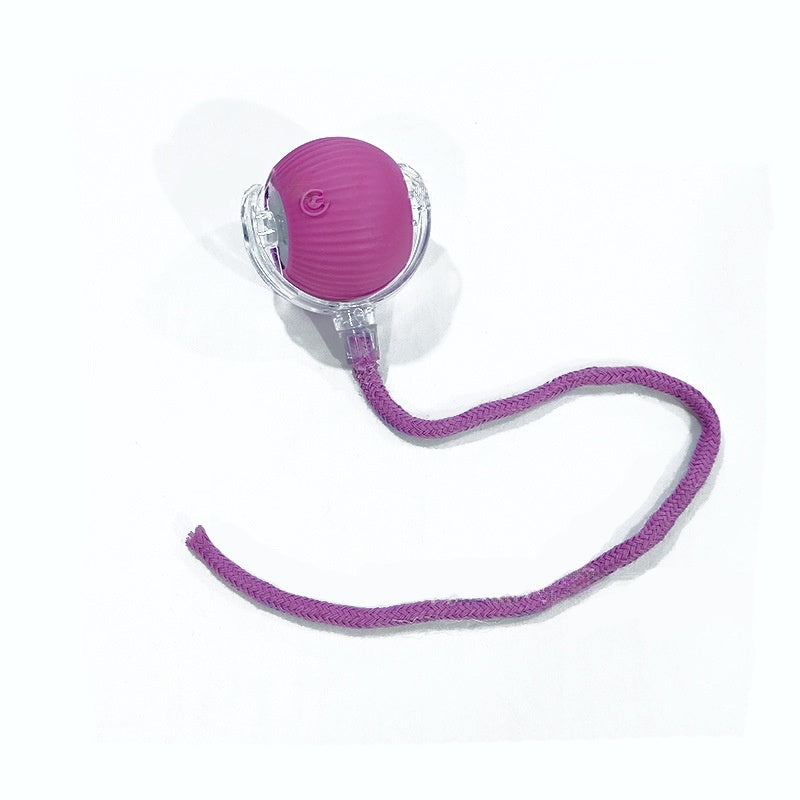 Juguetes interactivos con forma de bola para gatos, bola giratoria automática para gatitos, juguetes eléctricos inteligentes recargables para mascotas con sensor de puntero, juguete de bola para gatos