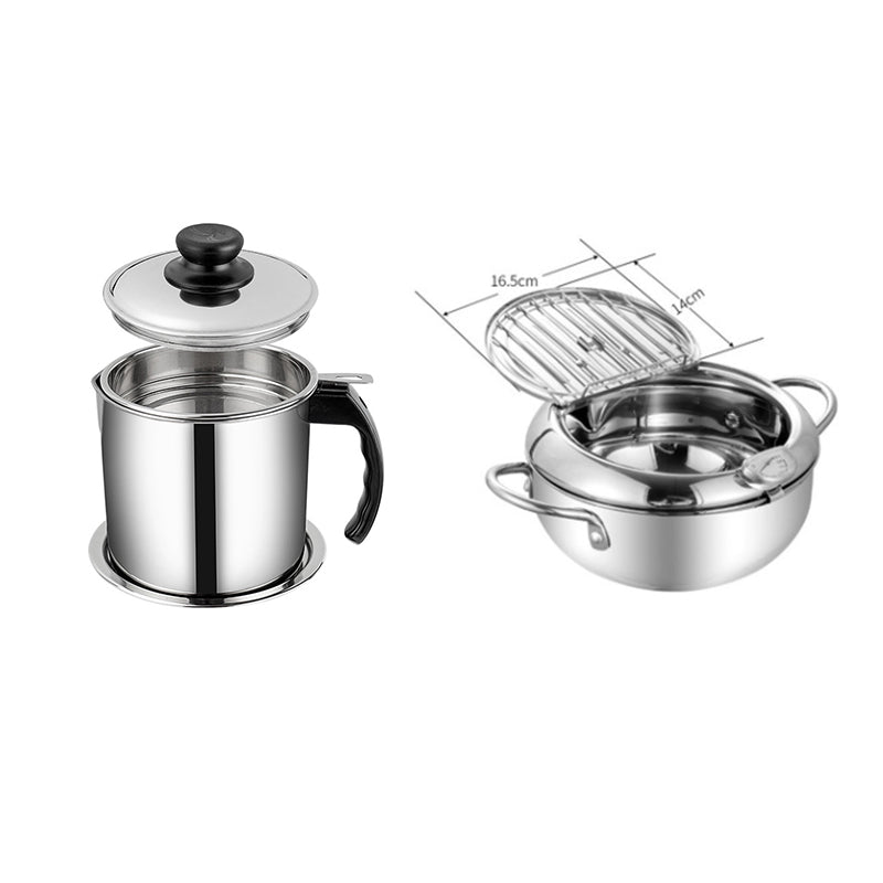 Panier de friture télescopique pliant en acier inoxydable, panier à frites, outil de cuisine pour dégraisser