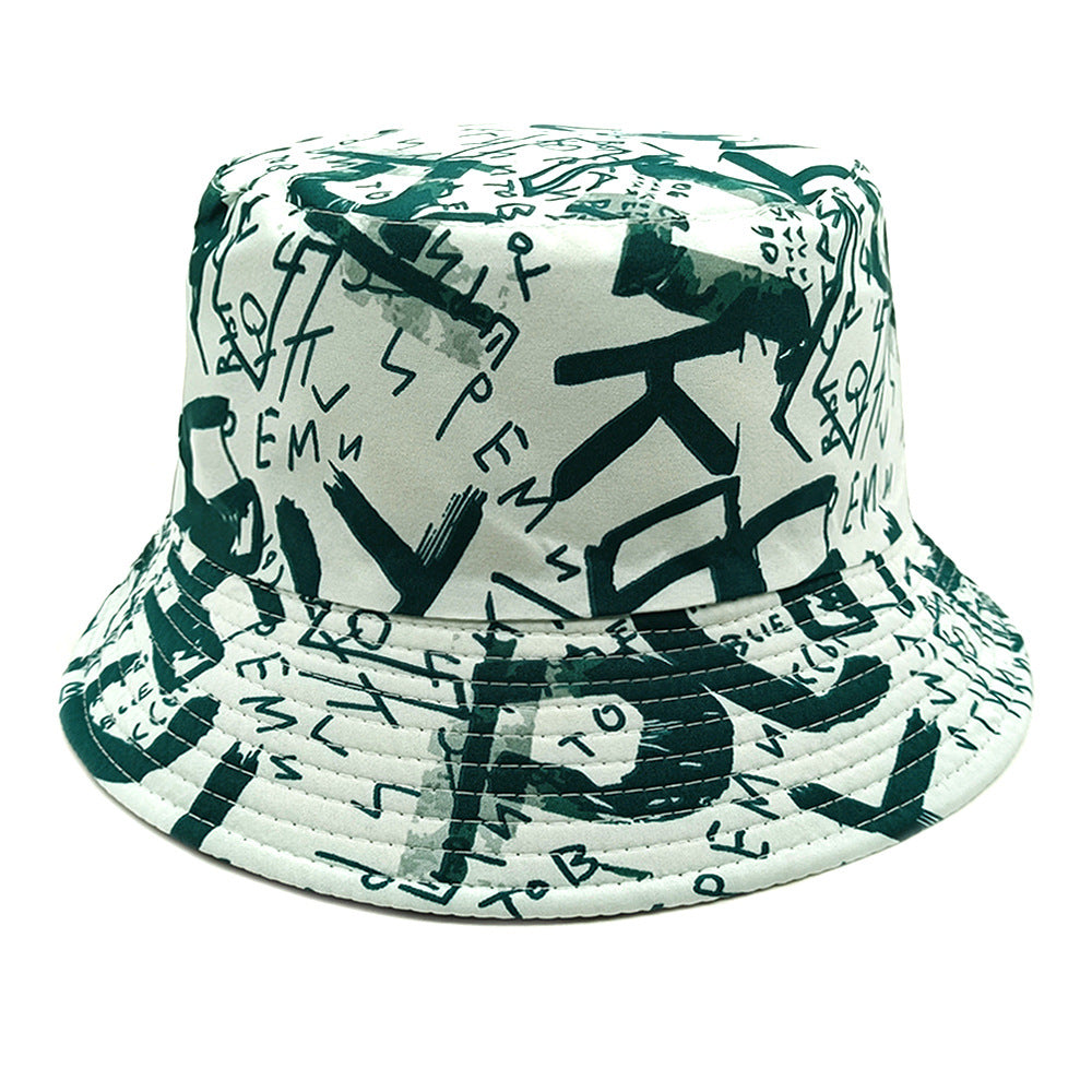 Hat Letter Graffiti Fisherman