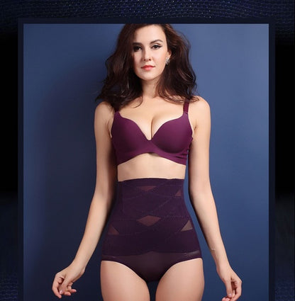Panties gainantes post-partum taille haute pour femme