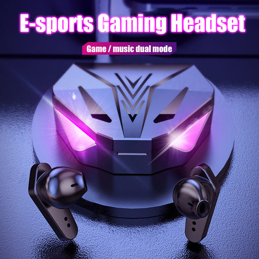 Casque de jeu sans fil sans latence, réduction du bruit, écouteurs Bluetooth, son HIFI, casque de jeu E-Sport avec micro