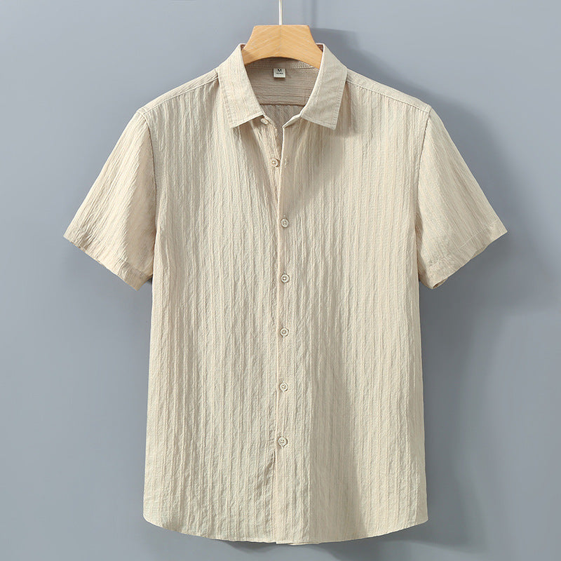 Chemise Homme Anti-UV Ample Coton Respirant