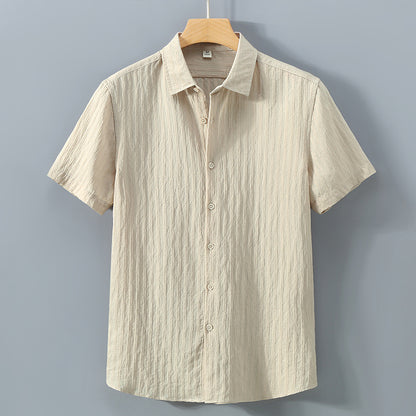 Chemise Homme Anti-UV Ample Coton Respirant