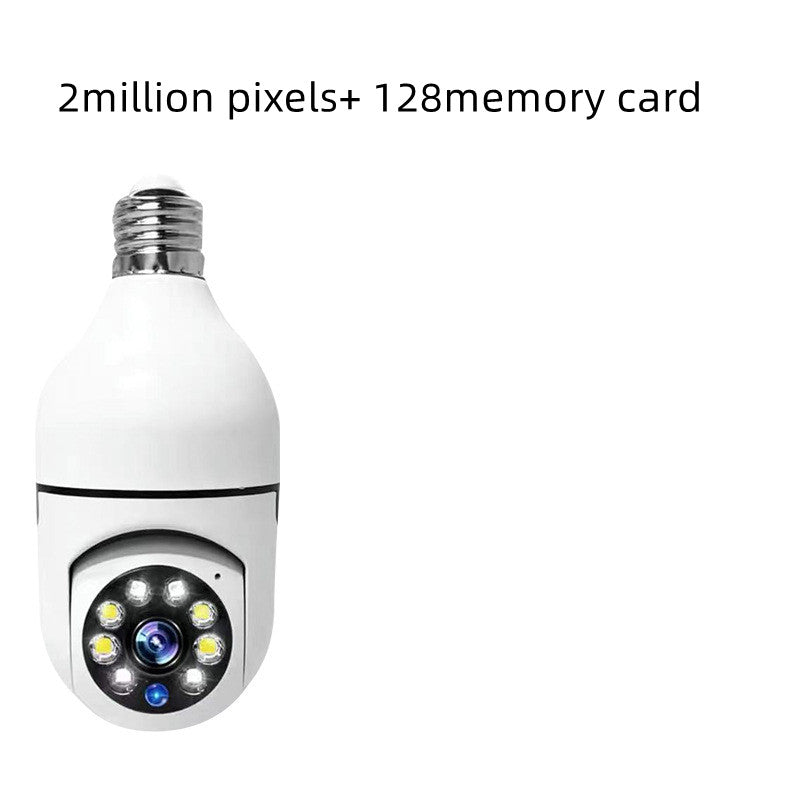 CÁMARA WIFI 1080P Bombilla Cámara 4X Zoom E27 Hogar 5GWiFi Alarma Monitor
