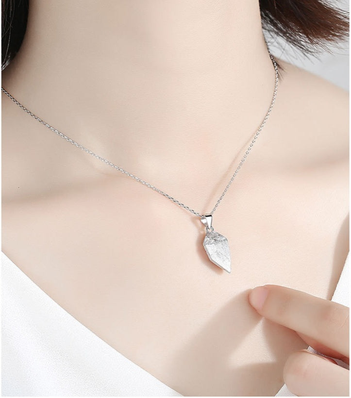 Collar magnético creativo de corazón roto para hombre y mujer
