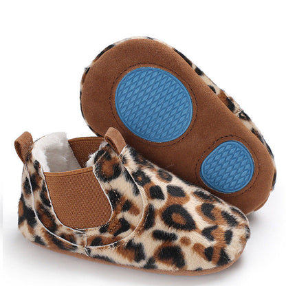 Chaussures en cuir synthétique pour bébé (chaussures de marche)