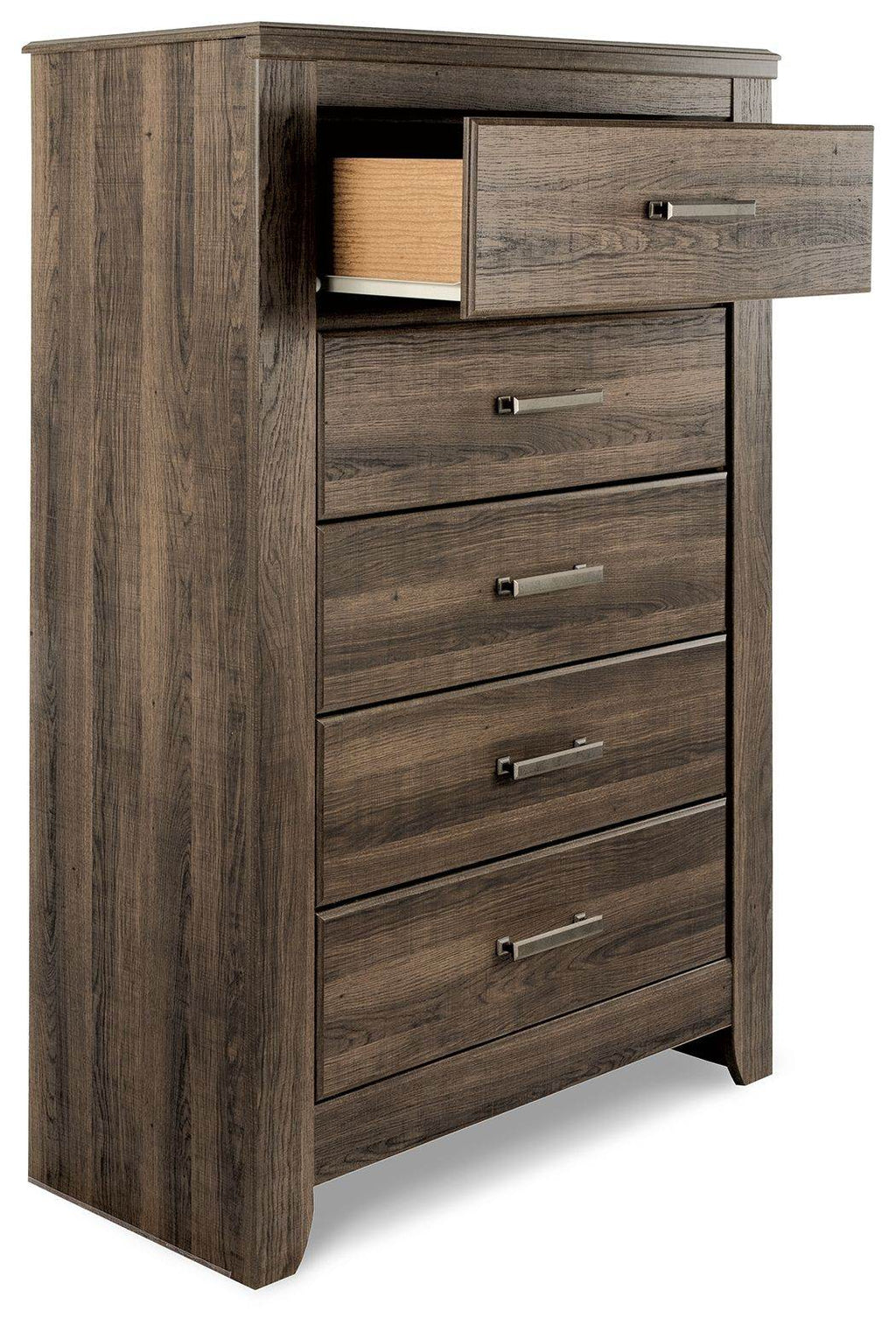 Signature Design by Ashley Dark Brown 5 Drawer Chest Juararo Accent Chest Furniture-1