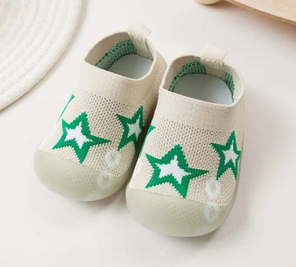 Chaussures de marche antidérapantes à semelle souple pour bébés, printemps et automne