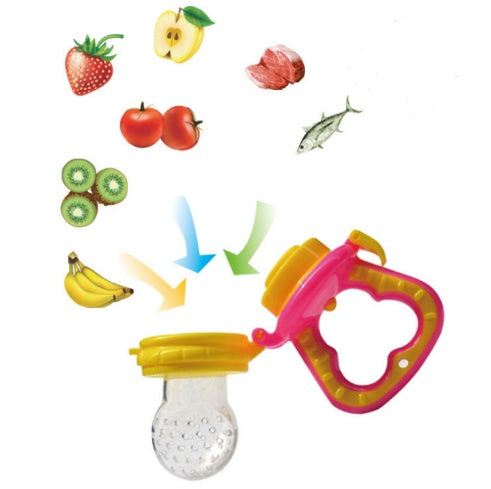 Nuevo chupete de silicona para bebé, encapsulado para calmar y auxiliar en la alimentación complementaria