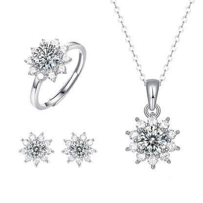 Pendentif porte-bague en argent 925, ornement de bijoux, série First Snow, collier déesse