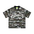 Full printed star camouflage short sleeved shirt