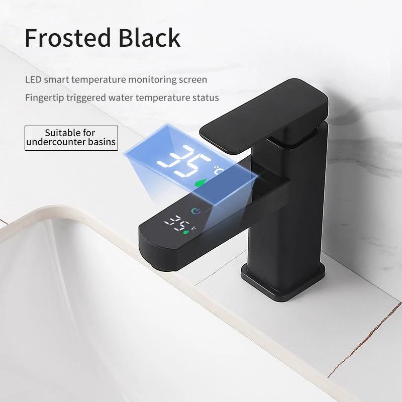 Digital Display Temperature Control Faucet Hot And Cold Water Faucet by eprolo
