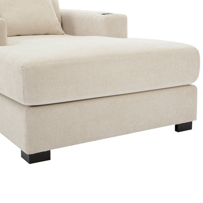 Tumbona oversized de 100.8 cm Sofá-diván de estilo moderno