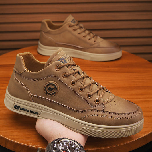 Zapatos de cuero Martin estilo workwear británico