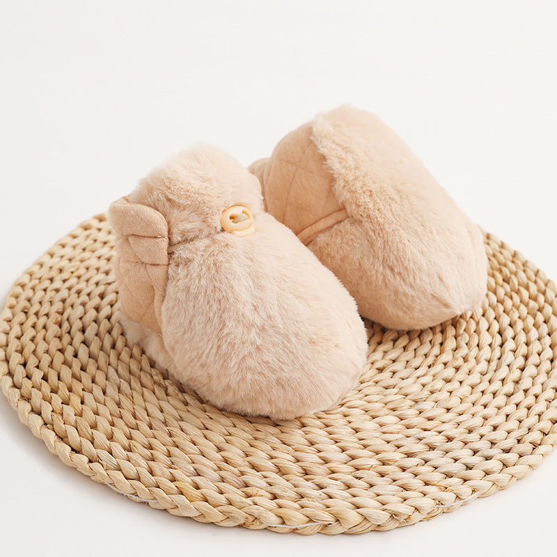 Chaussures Bébé Chaude d'Hiver Antidérapantes et Anti-Chute à Semelle Souple pour les Tout-petits