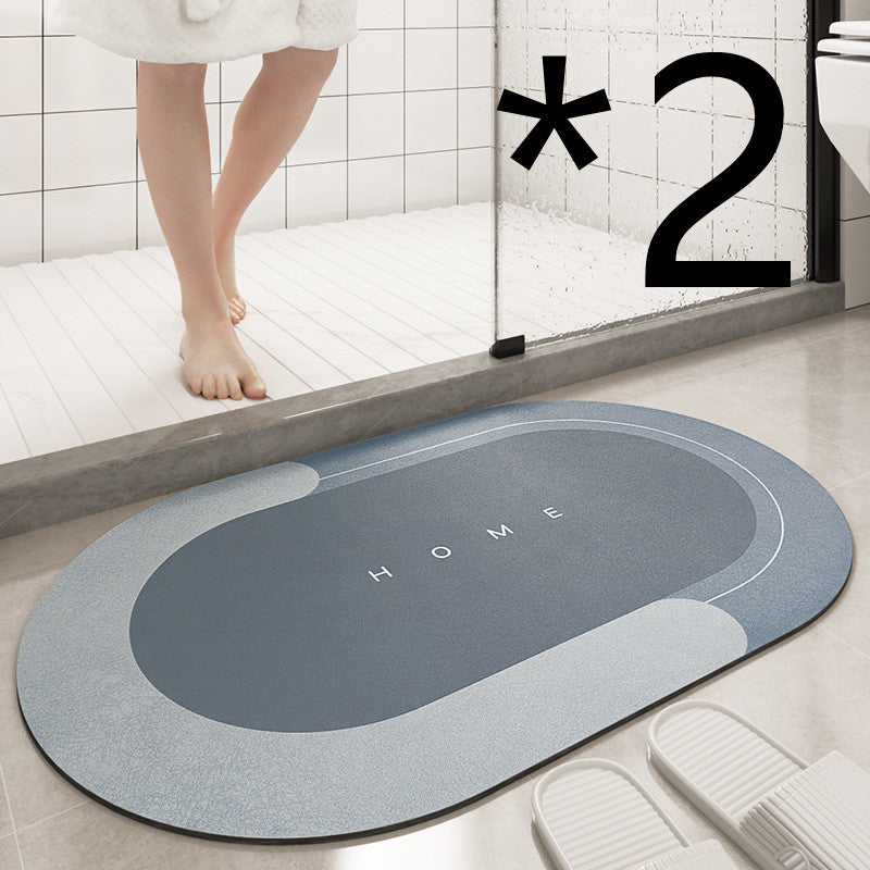 Alfombrilla Antideslizante para Baño con Puerta Corredera