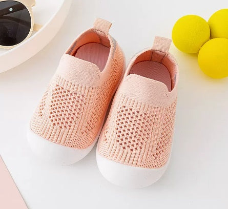 Chaussures de marche antidérapantes à semelle souple pour bébés, printemps et automne