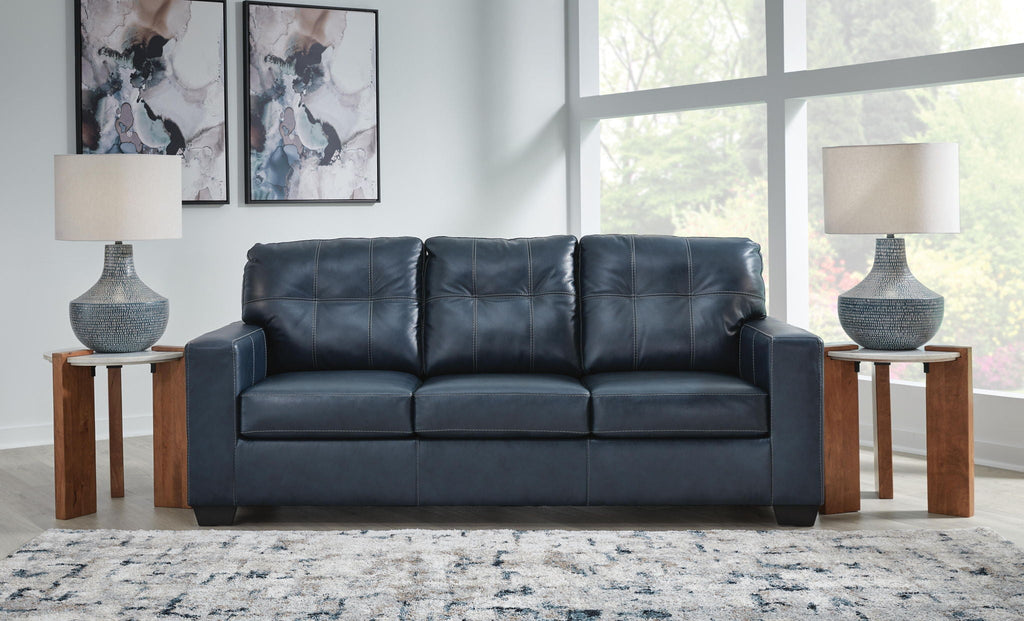 Santorine - Sofa - Leather Match - Ocean-1