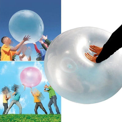 Balle bulle d'été à injection d'eau, balle bulle transparente, ballons soufflants en TPR pour enfants, super