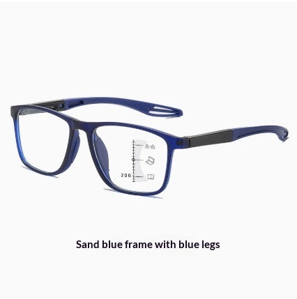 Lunettes de lecture HD anti-lumière bleue TR pour personnes âgées et d'âge moyen