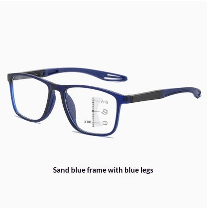 Lunettes de lecture HD anti-lumière bleue TR pour personnes âgées et d'âge moyen