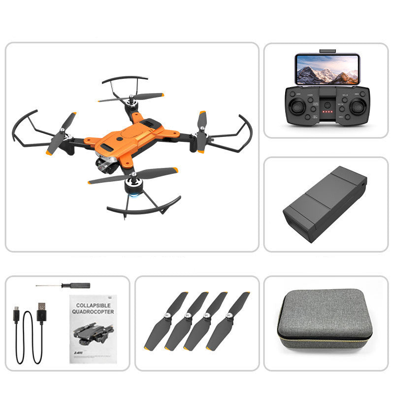 Drone pliant de photographie aérienne double 4K HD avec ESC