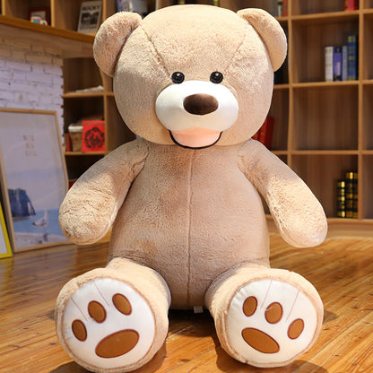 Peluche Grand Ours en Peluche Couleur Unie