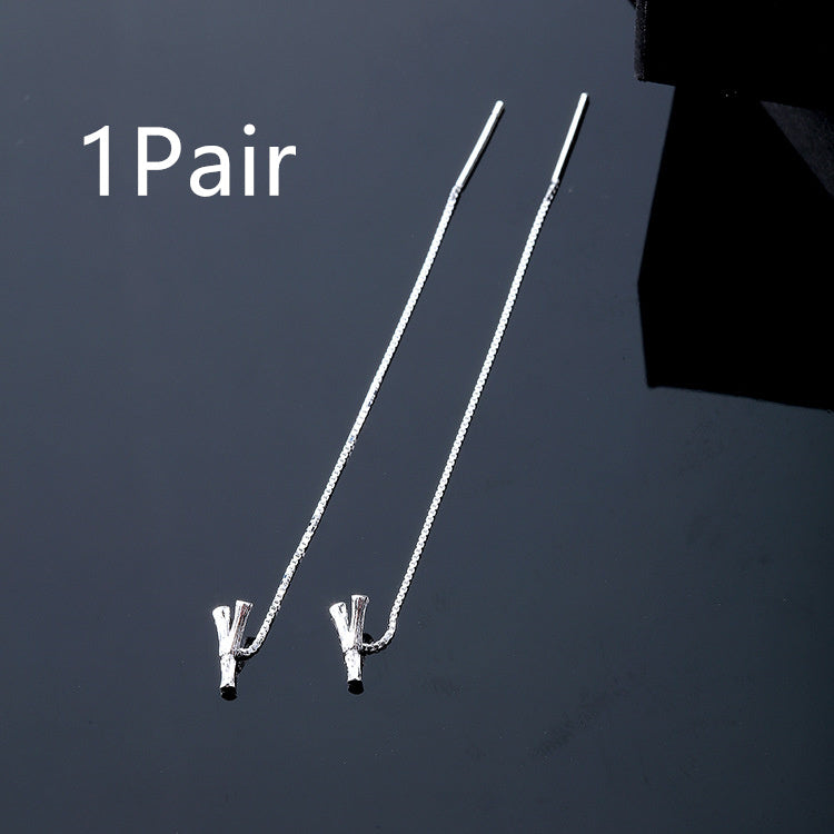Joyas de moda de plata de ley 925 con 26 letras, pendientes colgantes para mujer, estilo clásico inglés minimalista, pendientes de estudiante, fiesta, regalo de joyería para amigos