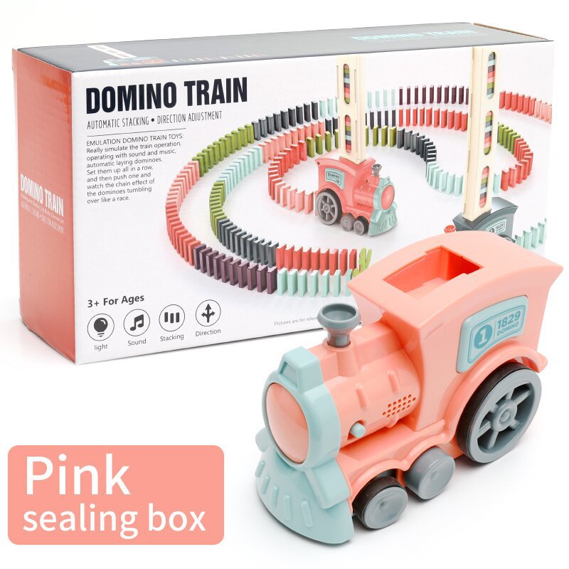 Juguetes de tren de dominó