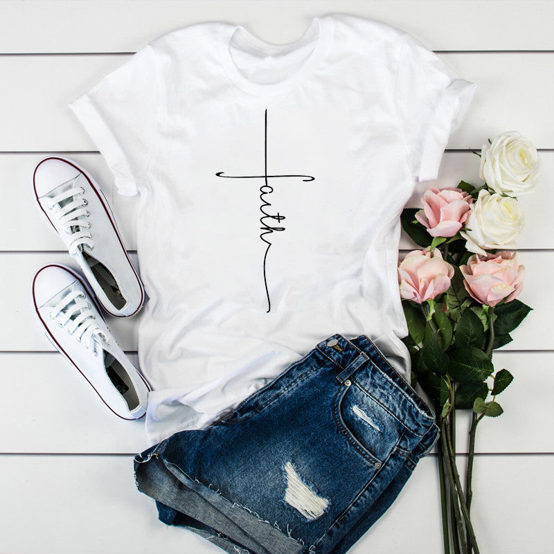 Camiseta de manga corta holgada para mujer, talla grande