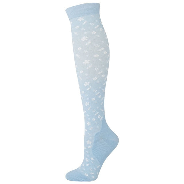 Chaussettes de sport de compression extensibles pour femmes