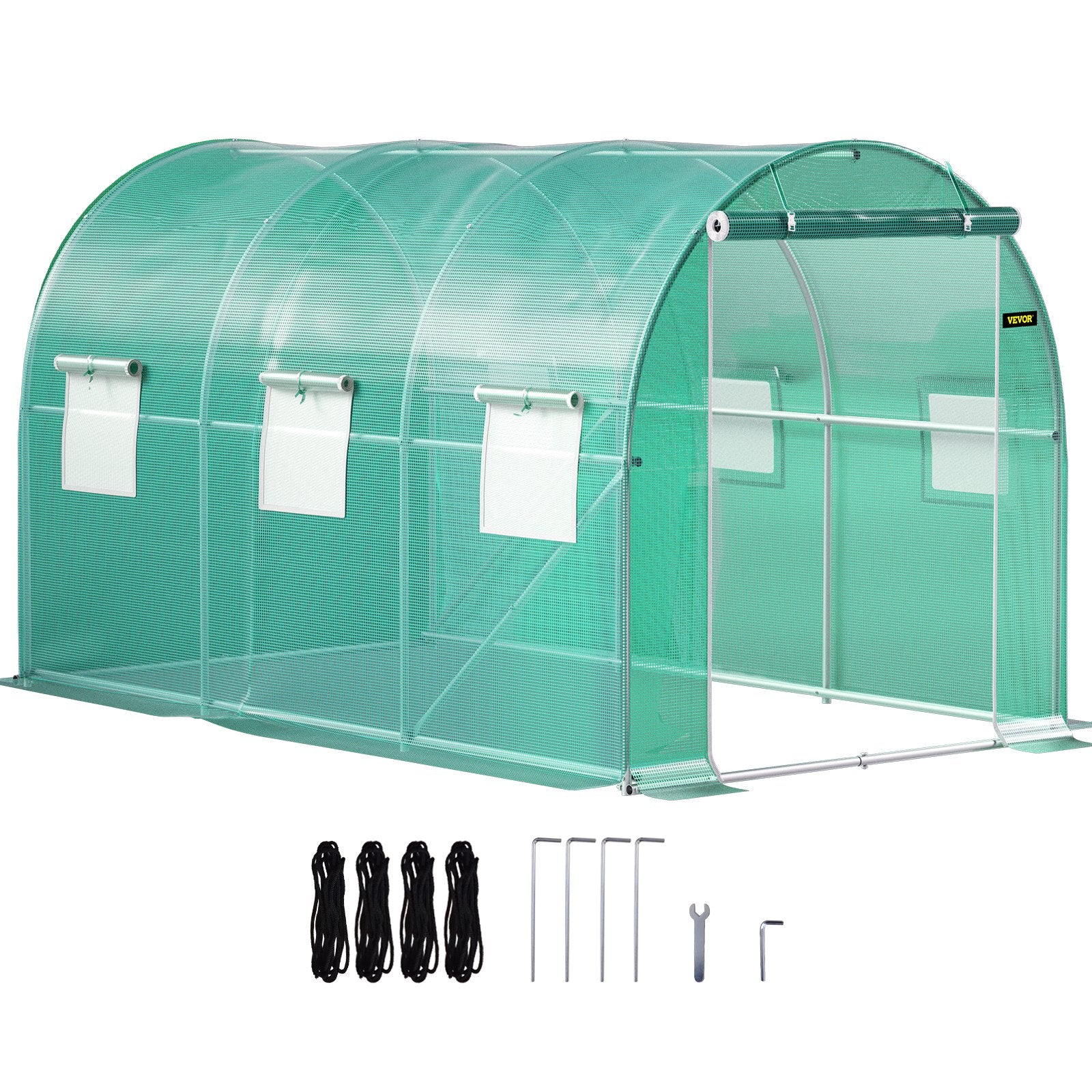 Walk-in Tunnel Greenhouse, 12 X 7 X 7 Ft Portable Plant Hot House