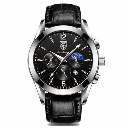 Montre à quartz étanche lumineuse pour homme avec bracelet