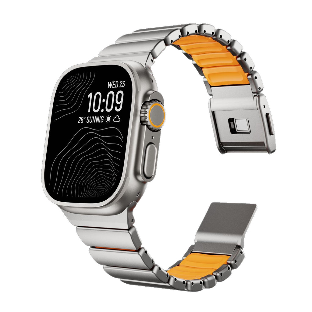 Bracelet de montre magnétique en titane