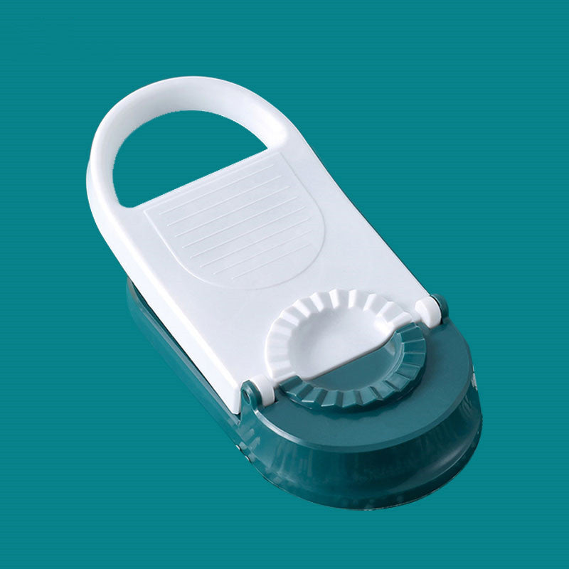 Nueva herramienta 2 en 1 para hacer dumplings de cocina, utensilio manual para hornear repostería