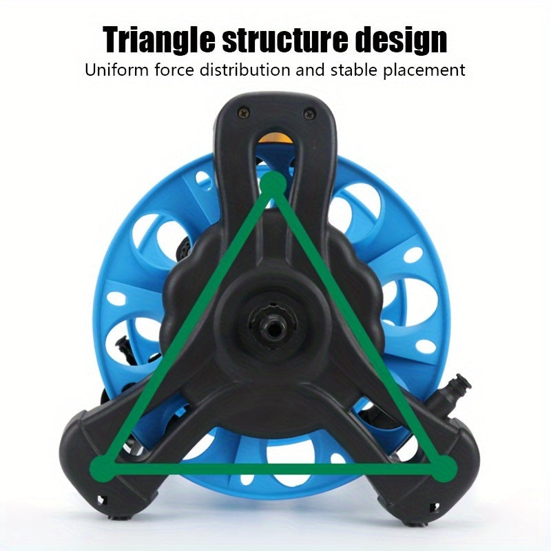 Compact Garden Hose Stand with Adjustable Frame-4