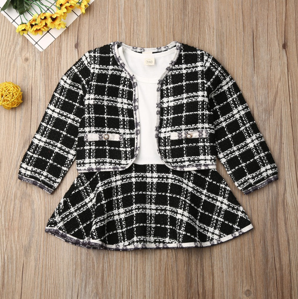 Robes à manches longues Deux pièces pour enfants Bébé petite combinaison de vent d'encens