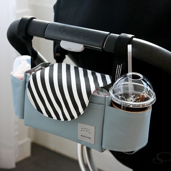 Sac organisateur de poussette multifonctionnel pour bébé, sac à couches de maternité, accessoires de poussette, porte-gobelet, sac de fauteuil roulant