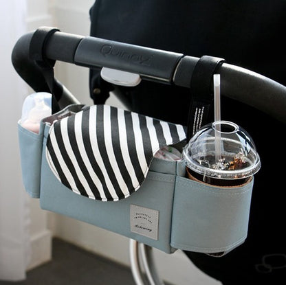 Sac organisateur de poussette multifonctionnel pour bébé, sac à couches de maternité, accessoires de poussette, porte-gobelet, sac de fauteuil roulant