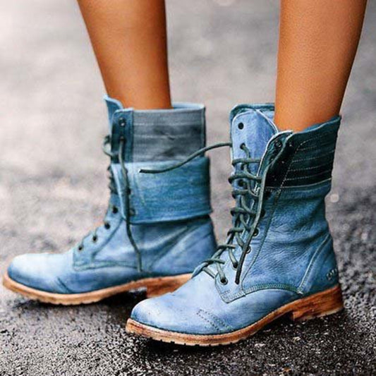 Botas Martin con tiras cruzadas