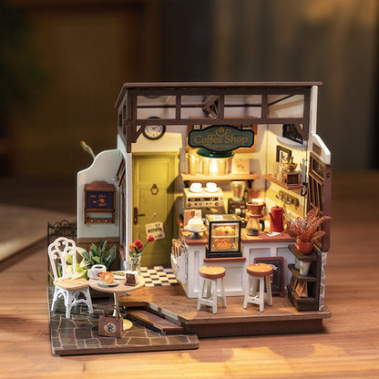 Maison de campagne DIY en bois, puzzle 3D, modèle à assembler