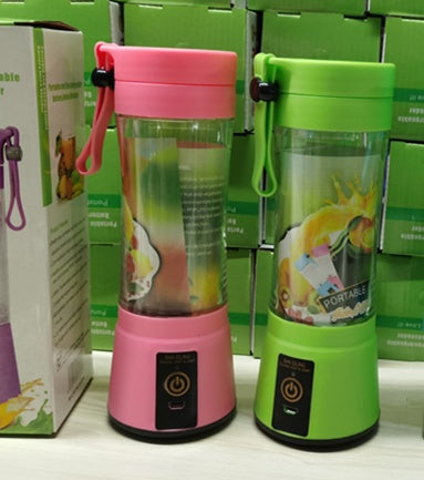 Licuadora portátil con USB recargable, mini batidora de jugo de fruta para cocina, exprimidor eléctrico simple portátil para el hogar