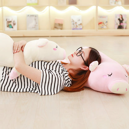 Peluche cochon douce, poupée cochon, oreiller dessin animé, poupée en coton doux, cadeau d'anniversaire