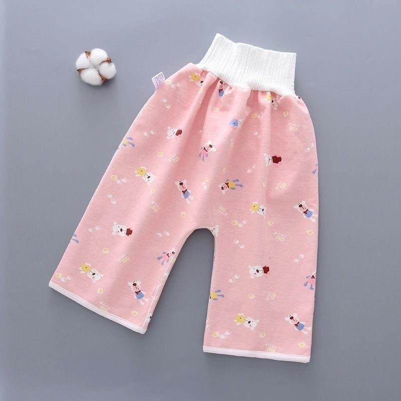 Jupe-couche bébé en coton et fibre de bambou