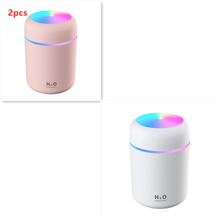 Atomizador de escritorio USB doméstico, mini, silencioso, para dormitorio, gran volumen de niebla